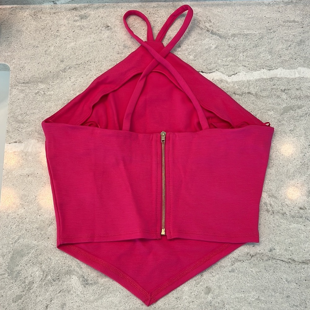 Women’s Eri + Ali Tank Top Hot Pink Size XS